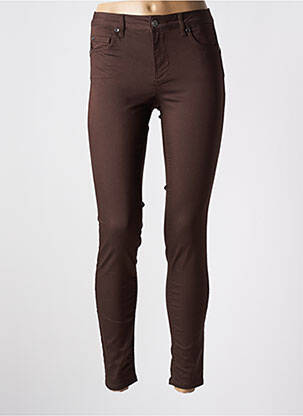 Pantalon slim poches marron LIU JO femme