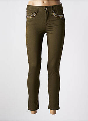 Pantalon slim poches vert LIU JO femme