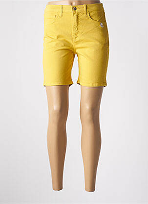 Bermuda coupe droite jaune LIU JO femme