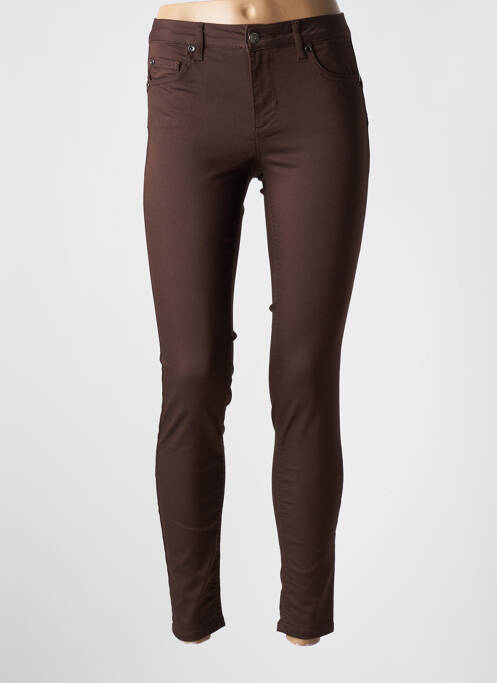 Pantalon slim poches marron LIU JO femme