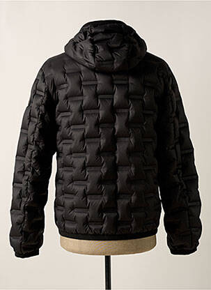 Doudoune manches longues a capuche noir COLMAR homme