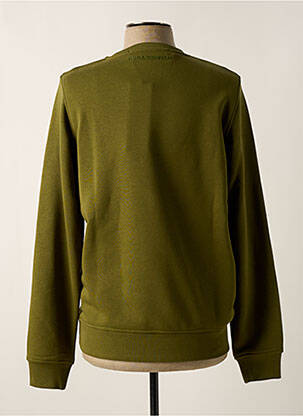 Sweat-shirt broderie manches longues vert KARL LAGERFELD homme