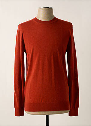Pull col rond manches longues orange LIU JO homme