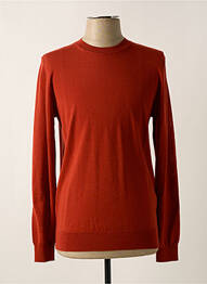 Pull col rond manches longues orange LIU JO homme