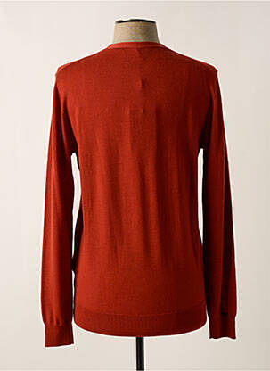 Pull col rond manches longues orange LIU JO homme