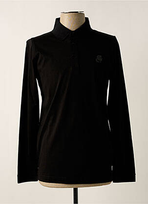 Polo manches longues manches longues noir KARL LAGERFELD homme