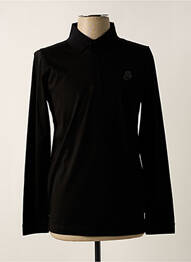Polo manches longues manches longues noir KARL LAGERFELD homme