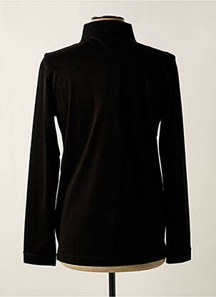 Polo manches longues manches longues noir KARL LAGERFELD homme