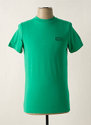 T-shirt stretch manches courtes vert KARL LAGERFELD homme