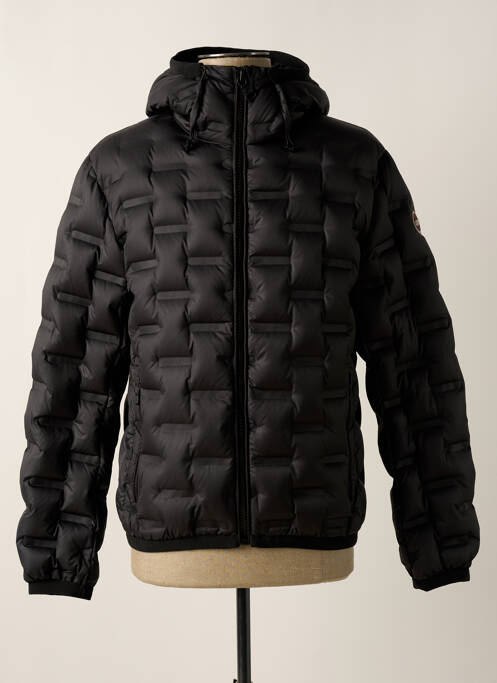 Doudoune manches longues a capuche noir COLMAR homme