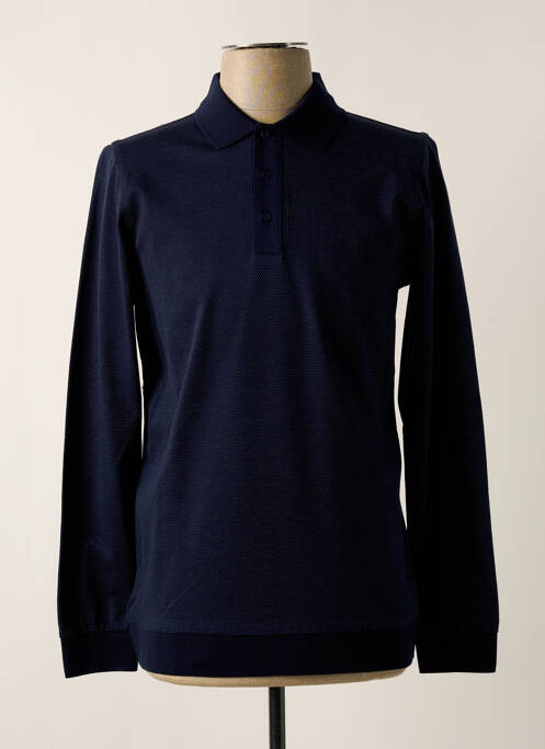 Polo bleu KARL LAGERFELD pour homme