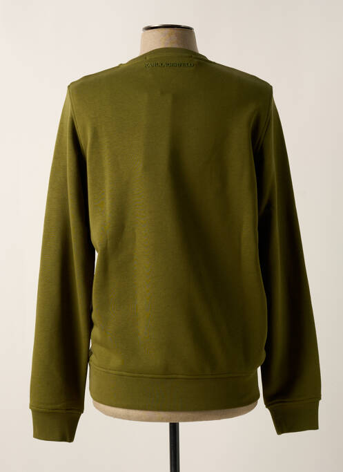 Sweat-shirt vert KARL LAGERFELD pour homme