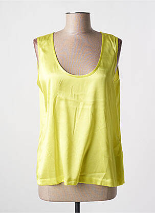 Top sans manche sans manche jaune LIU JO femme