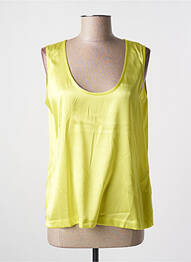 Top sans manche sans manche jaune LIU JO femme