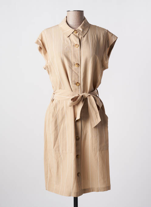 Robe courte manches courtes manches courtes beige LIU JO femme