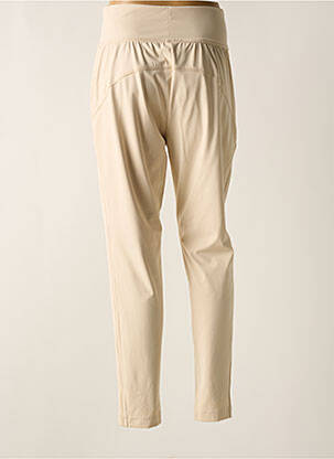 Pantalon slim taille élastique taille normale beige MARC AUREL femme