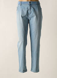Jeans coupe slim tissage brut taille normale bleu EVA KAYAN femme