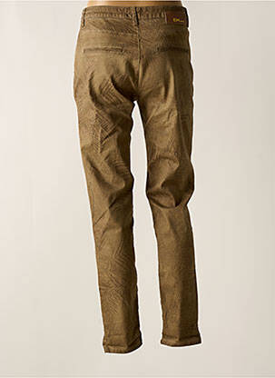 Pantalon slim stretch taille normale marron EVA KAYAN femme