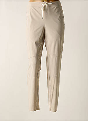 Pantalon slim taille élastique taille normale beige OUI femme