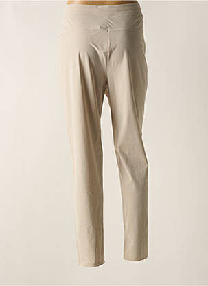 Pantalon slim taille élastique taille normale beige OUI femme