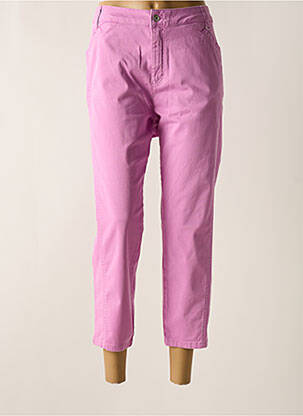Pantalon 7/8 stretch taille normale violet THOMAS RABE femme