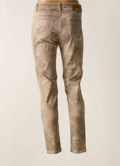 Pantalon slim beige EVA KAYAN pour femme seconde vue