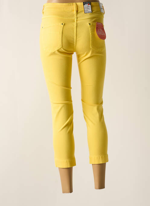 Pantacourt jaune ZERRES femme