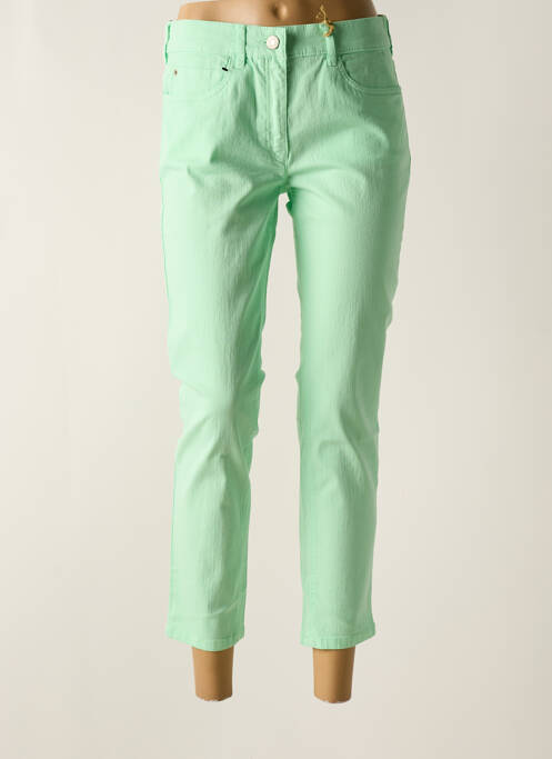 Pantalon 7/8 vert ZERRES pour femme