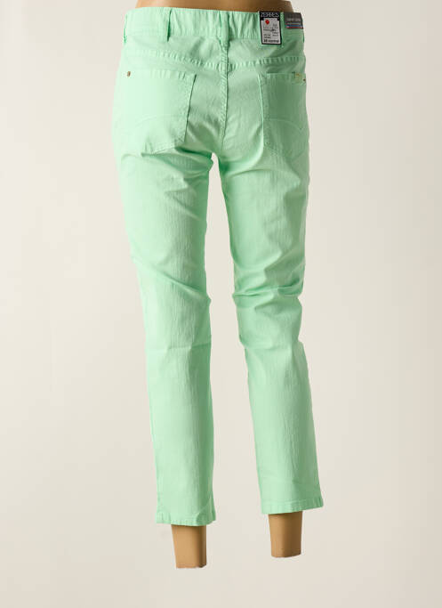 Pantalon 7/8 vert ZERRES pour femme
