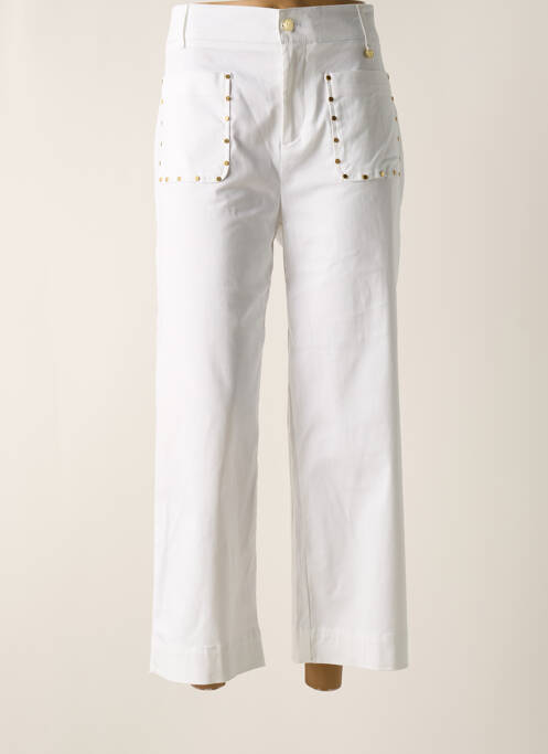 Pantalon droit blanc LOLA CASADEMUNT pour femme