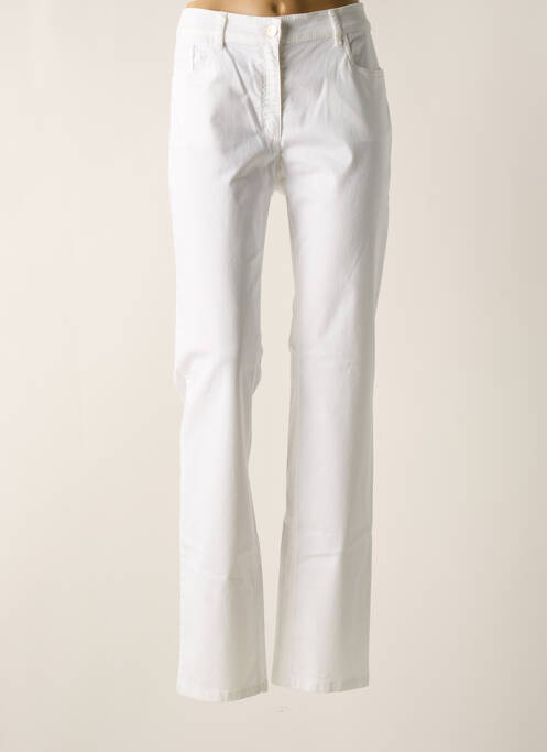 Pantalon droit blanc ZERRES pour femme