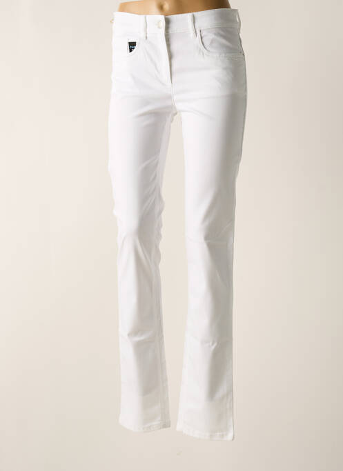 Pantalon slim blanc ZERRES pour femme