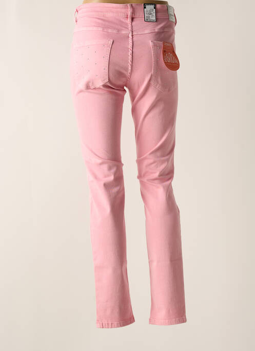 Pantalon slim rose ZERRES pour femme