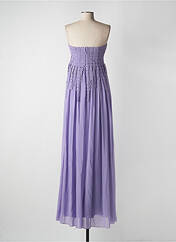 Robe longue violet NISSA pour femme seconde vue