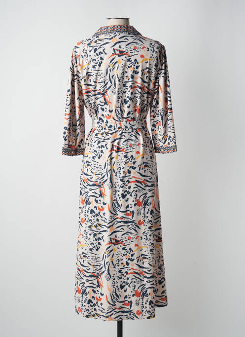 Robe longue beige K-DESIGN pour femme