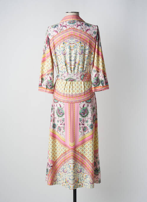 Robe longue jaune K-DESIGN pour femme