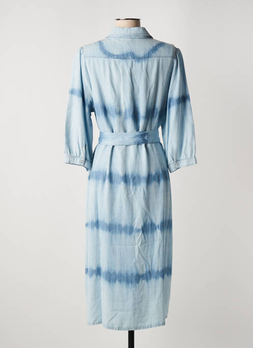 Robe mi-longue bleu K-DESIGN pour femme