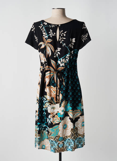 Robe mi-longue noir BARANDI pour femme