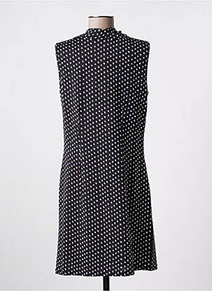 Robe courte sans manche sans manche noir ELEONORA AMADEI femme