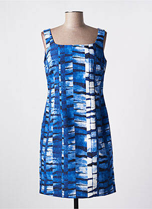 Robe courte sans manche sans manche bleu FUEGO WOMAN femme