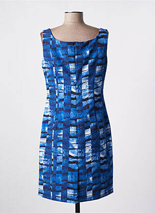 Robe courte sans manche sans manche bleu FUEGO WOMAN femme