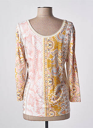 T-shirt manches 3/4 manches 3/4 beige FUEGO WOMAN femme