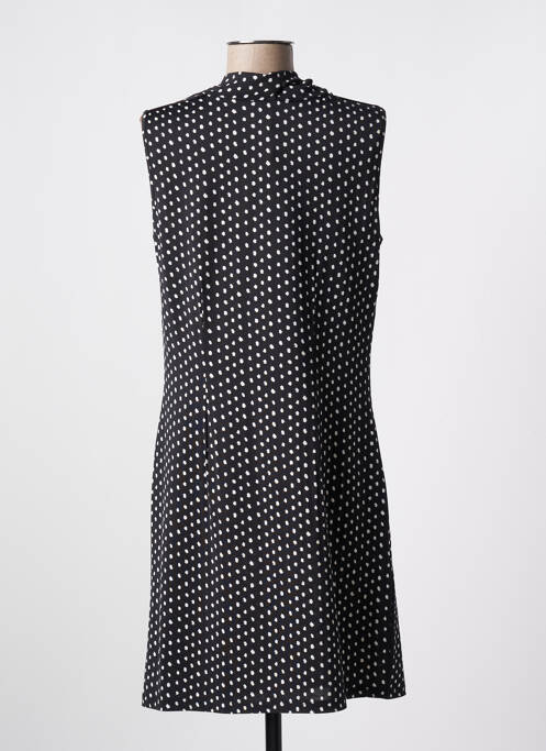 Robe courte sans manche sans manche noir ELEONORA AMADEI femme