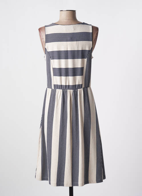 Robe mi-longue sans manche sans manche bleu GUITARE femme