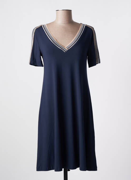 Robe mi-longue bleu GUITARE pour femme