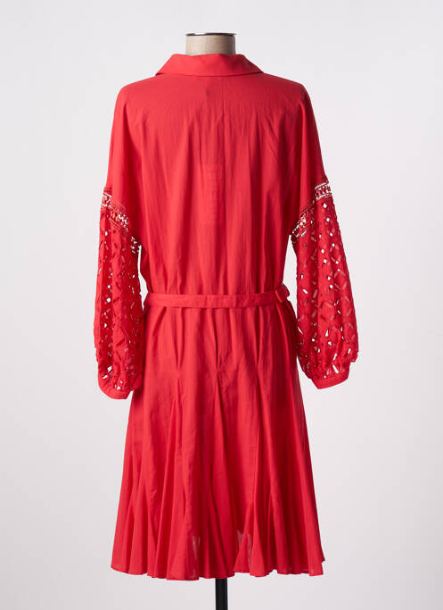Robe mi-longue rouge FUEGO WOMAN pour femme