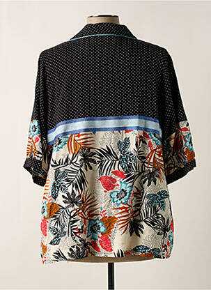 Twin-set coupe cintrée noir POUPEE CHIC femme