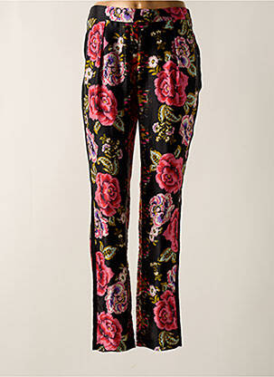 Pantalon droit taille à pinces taille normale noir CHACOK femme