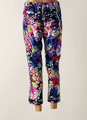 Pantalon 7/8 stretch taille normale rose SPG WOMAN femme