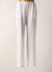 Pantalon droit blanc DIVAS pour femme seconde vue